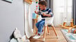 Maitinimo kėdutė Kinderkraft Sienna, pink kaina ir informacija | Maitinimo kėdutės | pigu.lt