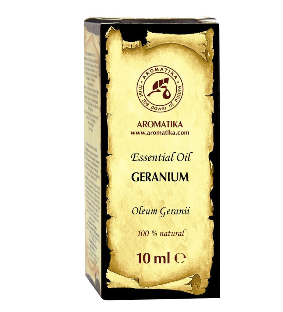 Geranijos eterinis aliejus Aromatika, 10 ml цена и информация | Eteriniai, kosmetiniai aliejai, hidrolatai | pigu.lt