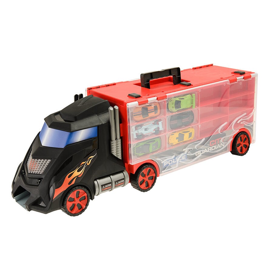 Transporteris - garažas su automodeliais Smiki, 6604034 kaina ir informacija | Žaislai berniukams | pigu.lt