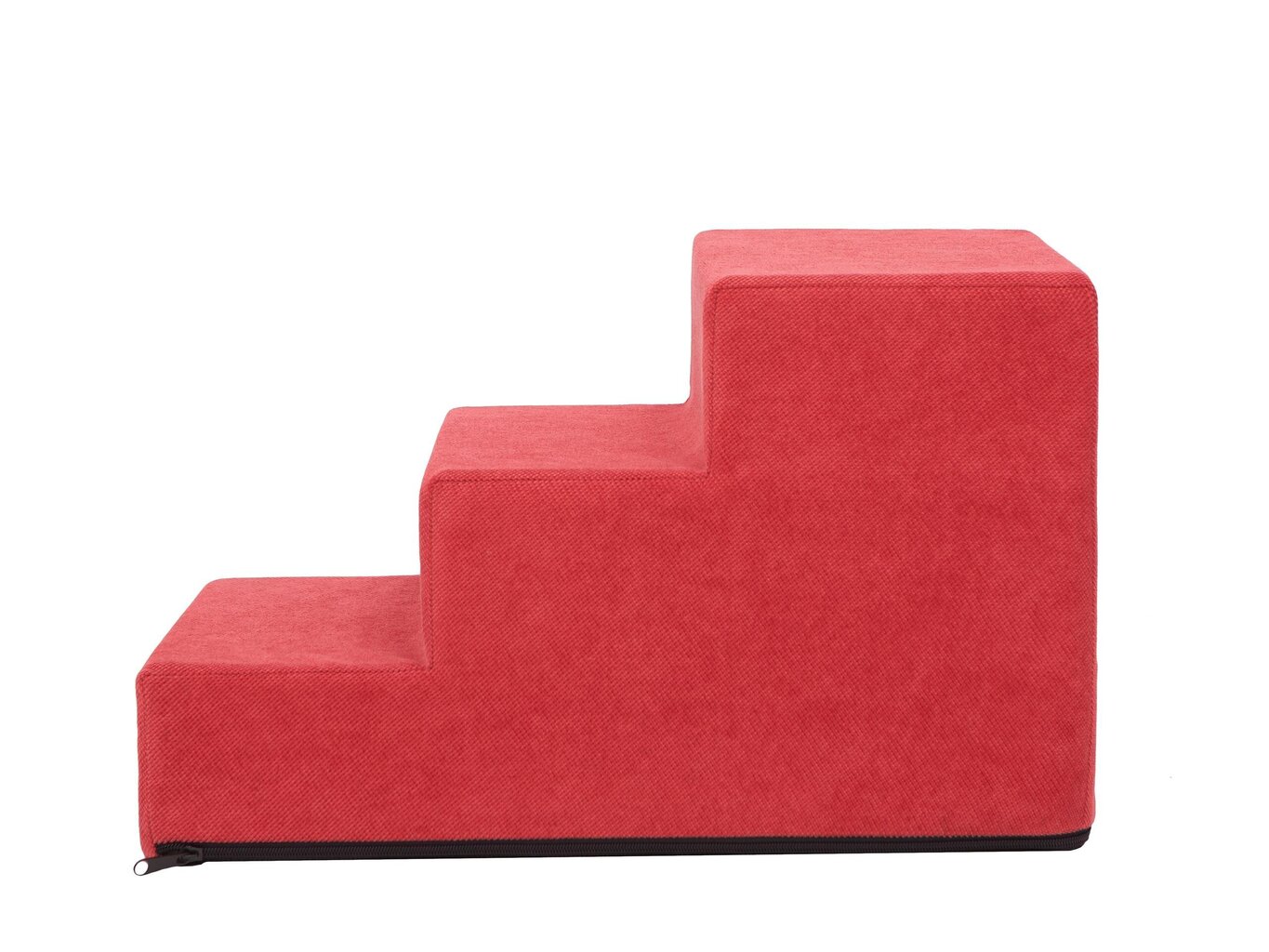 Hobbydog laiptai Savoy 3, raudoni, 50x30x30 cm kaina ir informacija | Guoliai, pagalvėlės | pigu.lt