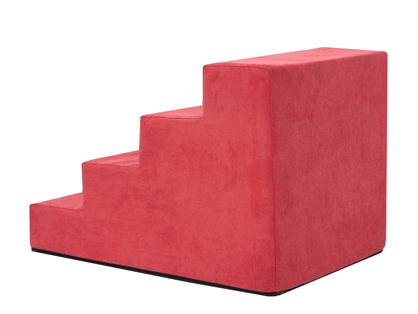 Hobbydog laiptai Savoy 4, raudoni, 60x40x40 cm kaina ir informacija | Guoliai, pagalvėlės | pigu.lt