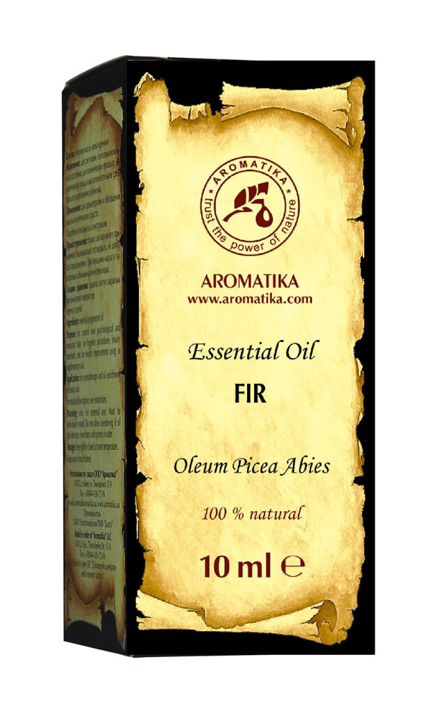 Eterinis eglių aliejus Aromatika, 10 ml цена и информация | Eteriniai, kosmetiniai aliejai, hidrolatai | pigu.lt