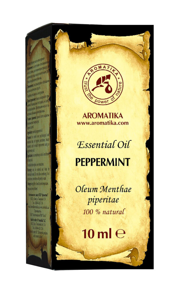 Natūralus Pipirmėčių eterinis aliejus Aromatika, 10 ml kaina ir informacija | Eteriniai, kosmetiniai aliejai, hidrolatai | pigu.lt