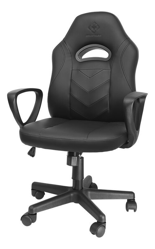 Žaidimų kėdė vaikams Deltaco Gaming DC110, juoda цена и информация | Biuro kėdės | pigu.lt