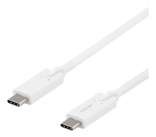 Deltaco USBC-1504, USB-C, 2 m цена и информация | Kabeliai ir laidai | pigu.lt