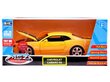 Automobilis Die Cast Metal Chevrolet Camaro SS, geltonas kaina ir informacija | Žaislai berniukams | pigu.lt