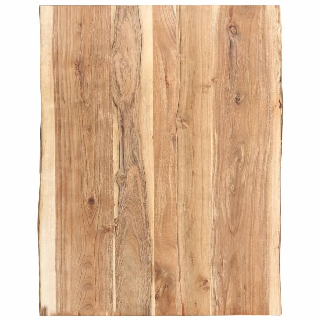 VidaXL Stalviršis, 80x(50-60)x3,8cm, akacijos medienos masyvas kaina |  pigu.lt