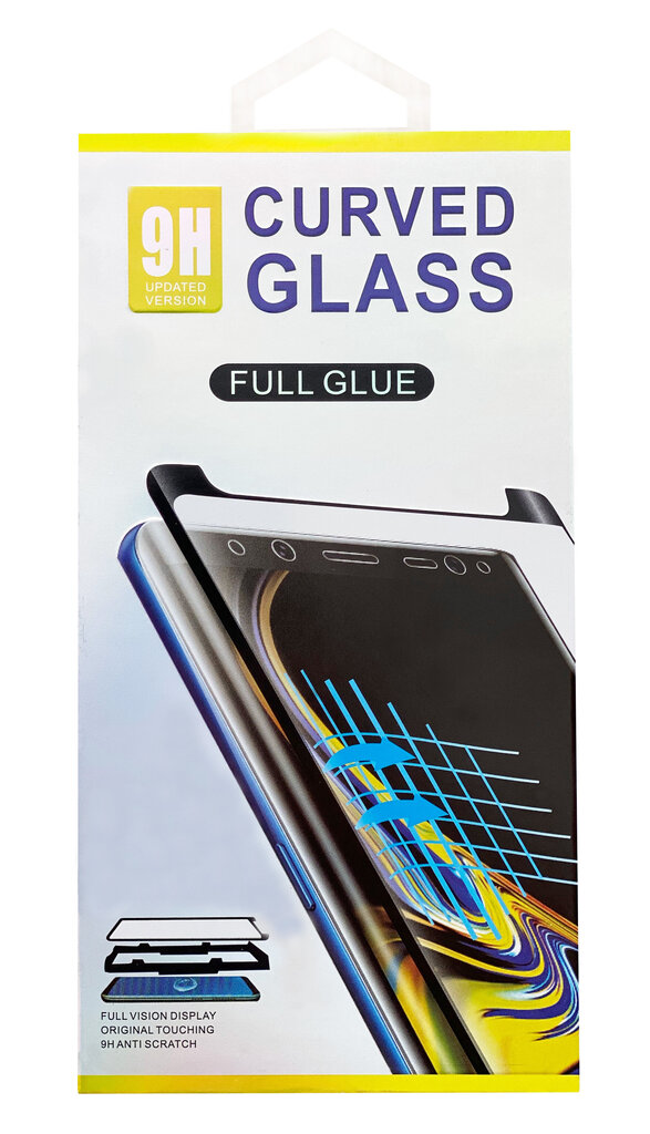 LCD apsauginis stikliukas 9D Curved Full Glue Samsung G950 S8 juodas kaina ir informacija | Apsauginės plėvelės telefonams | pigu.lt