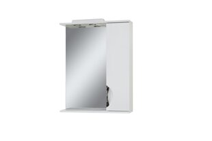 Шкафчик с зеркалом Laura-65, правый цена и информация | Шкафчики для ванной | pigu.lt