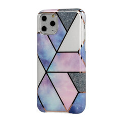 Cosmo Marble dėklas telefonui skirtas iPhone 11 Pro, D3, violetinis kaina ir informacija | Telefono dėklai | pigu.lt