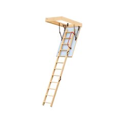 Деревянная чердачная лестница Extra 4IQ 112 x 60 см цена и информация | Лестницы | pigu.lt