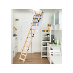 Mediniai palėpės laiptai „Extra" 4IQ 100 x 60 cm kaina ir informacija | Laiptai | pigu.lt