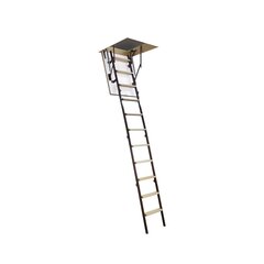 Металлическая чердачная лестница Stallux 4IQ 80 x 55 см цена и информация | Лестницы | pigu.lt