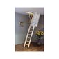 Mediniai palėpės laiptai „Nordic" 4IQ 140 x 70 cm цена и информация | Laiptai | pigu.lt