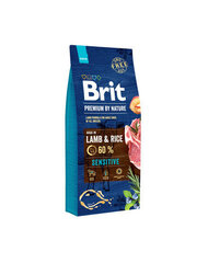 Brit Premium by Nature Sensitive Lamb полноценный корм для собак 15кг цена и информация |  Сухой корм для собак | pigu.lt