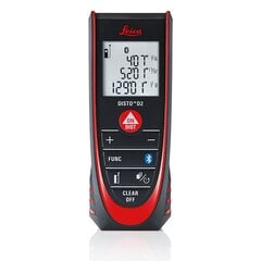 Lazerinis atstumo matuoklis Leica Disto D2 kaina ir informacija | Mechaniniai įrankiai | pigu.lt