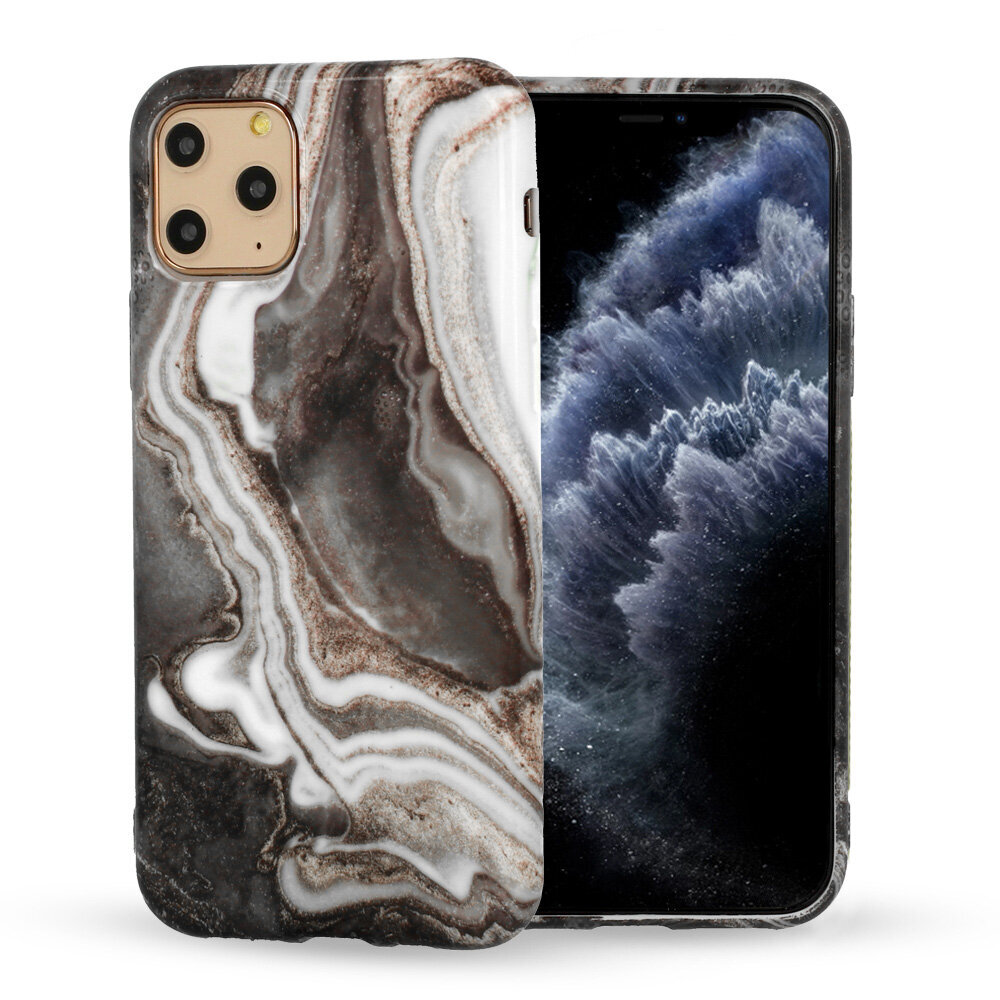 Marble Silicone dėklas telefonui skirtas Samsung Galaxy A41, D7 kaina ir informacija | Telefono dėklai | pigu.lt