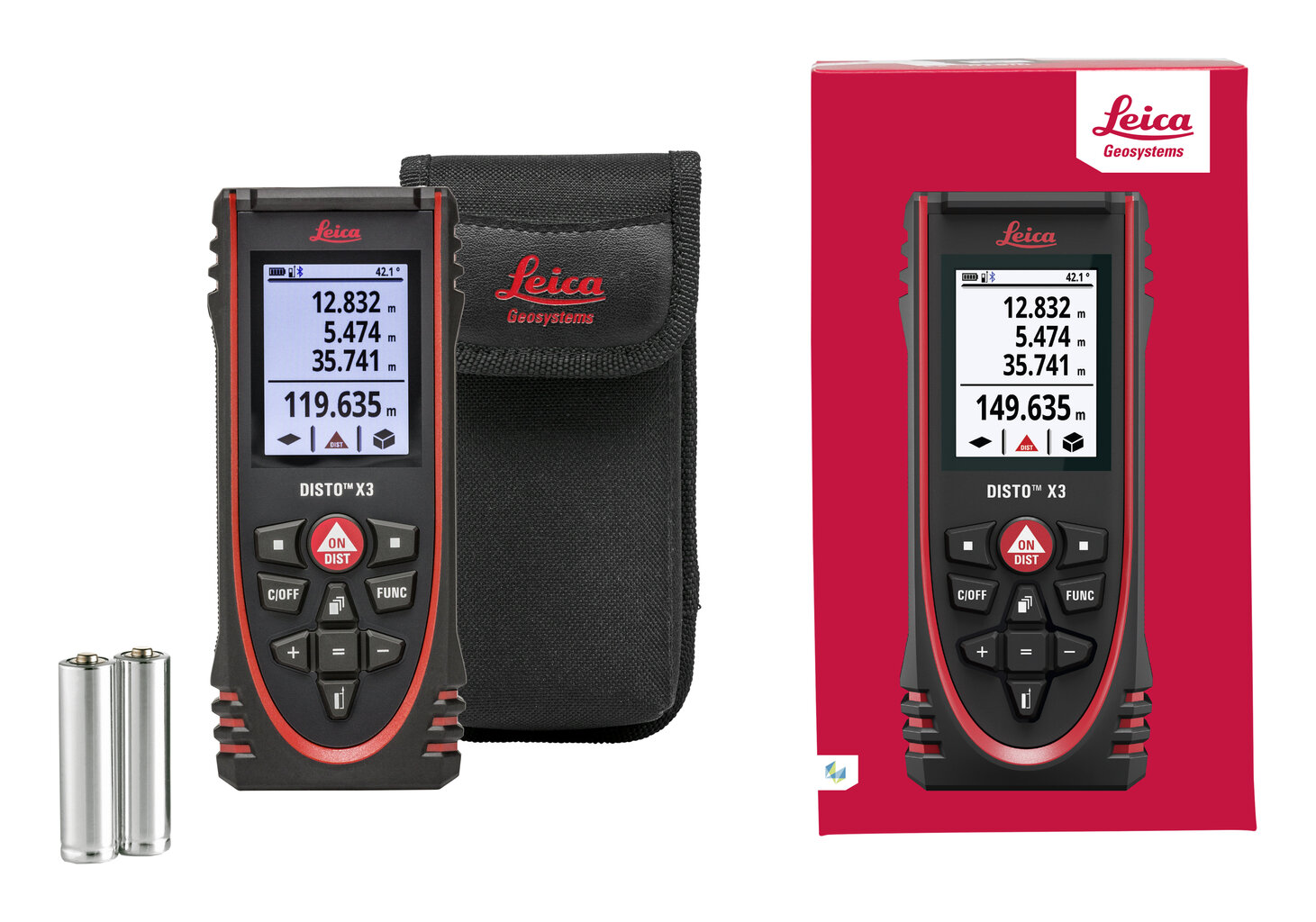 Lazerinis atstumo matuoklis Leica DISTO X3-1 цена и информация | Mechaniniai įrankiai | pigu.lt