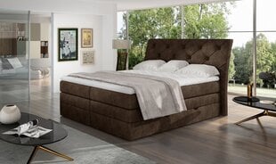 Кровать NORE Mirabel 02, 140x200 см, коричневая цена и информация | Кровати | pigu.lt