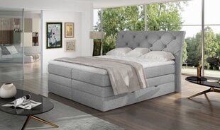 Кровать NORE Mirabel 05, 140x200 см, светло-серая цена и информация | Кровати | pigu.lt