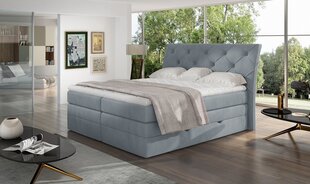 Кровать NORE Mirabel 19, 140x200 см, светло-синяя цена и информация | Кровати | pigu.lt