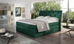 Кровать NORE Mirabel 09, 180x200 см, зеленая