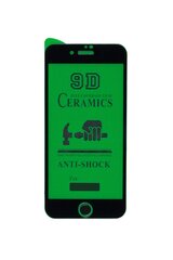 Защитное стекло CLEAR CERAMIC BLACK  для iPhone 6/6s цена и информация | Защитные пленки для телефонов | pigu.lt