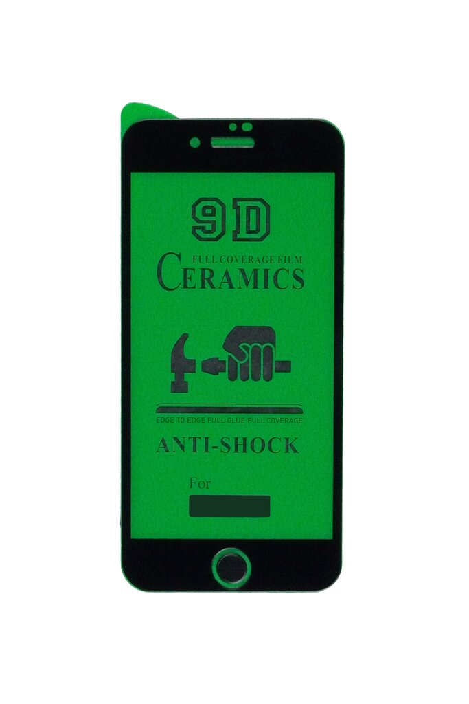 Ekrano apsauga skirtas iPhone 6/6s juodas clear ceramic, full cover and glue kaina ir informacija | Apsauginės plėvelės telefonams | pigu.lt