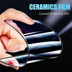 Защитное стекло CLEAR CERAMIC BLACK для iPhone 7/8/SE2  цена и информация | Google Pixel 3a - 3mk FlexibleGlass Lite™ защитная пленка для экрана | pigu.lt