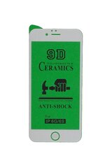 Ekrano apsauga skirtas iPhone 7PLUS/8PLUS baltas clear ceramic, full cover and glue kaina ir informacija | Apsauginės plėvelės telefonams | pigu.lt