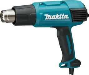 Фен 1800W, 50600 ° C, набор из 4 насадок HG6031VK Makita цена и информация | Строительные фены | pigu.lt