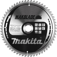 B-17712 T.C.T. pjūklas 260x2.3x30mm 20 ° T24 Makita kaina ir informacija | Sodo technikos dalys | pigu.lt