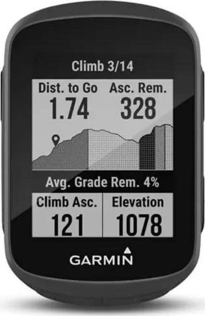 GPS dviračio kompiuteris Garmin Edge 130 Plus, juodas kaina ir informacija | Dviračių kompiuteriai, navigacija | pigu.lt