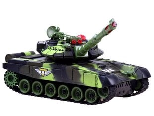 Дистанционно управляемый танк War Tank, зеленый цена и информация | Игрушки для мальчиков | pigu.lt