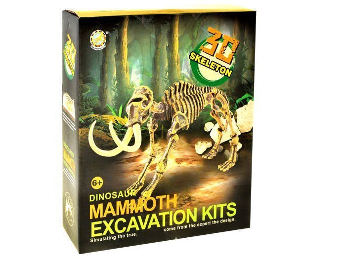 Archeologo rinkinys - mamutas Excavation Kits kaina ir informacija | Lavinamieji žaislai | pigu.lt