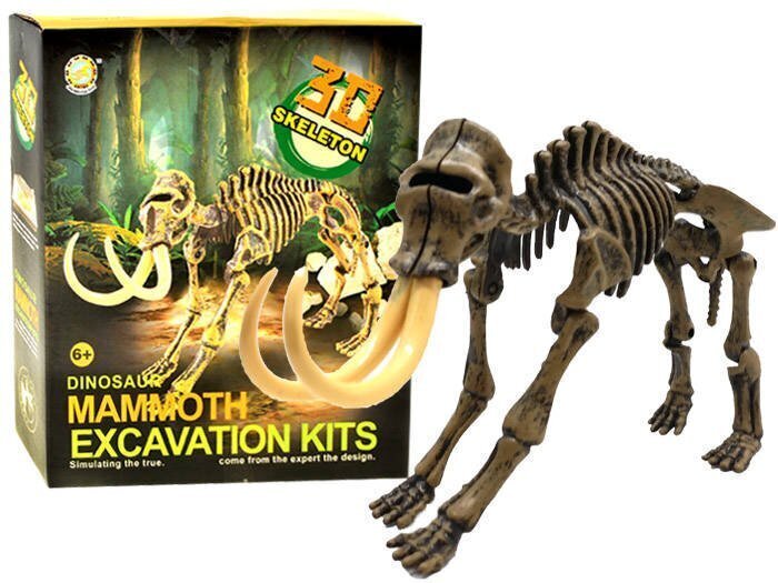 Archeologo rinkinys - mamutas Excavation Kits kaina ir informacija | Lavinamieji žaislai | pigu.lt