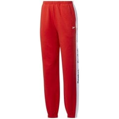 Спортивные штаны женские Reebok Te Linear Logo Fl PW FT0905, красные цена и информация | Спортивная одежда женская | pigu.lt