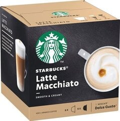 STARBUCKS Latte Macchiato by NESCAFÉ DOLCE GUSTO кофейные капсулы, 12 кап. цена и информация | Кофе, какао | pigu.lt