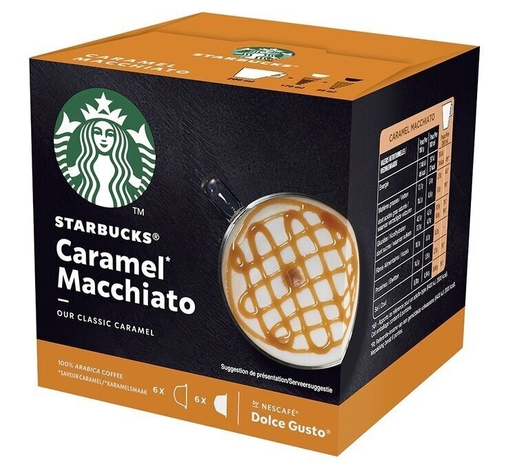 Starbucks Caramel Macchiato kavos kapsulės, 12 kaps. kaina ir informacija | Kava, kakava | pigu.lt