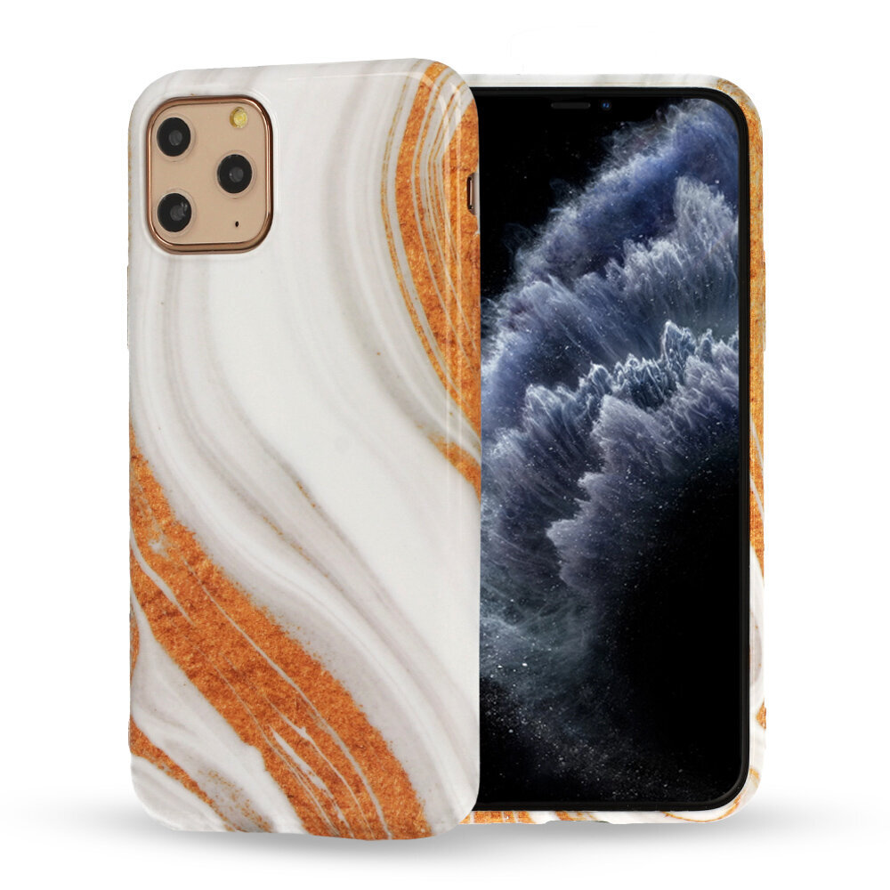 Marble Silicone dėklas telefonui skirtas Samsung Galaxy A40, D1 kaina ir informacija | Telefono dėklai | pigu.lt