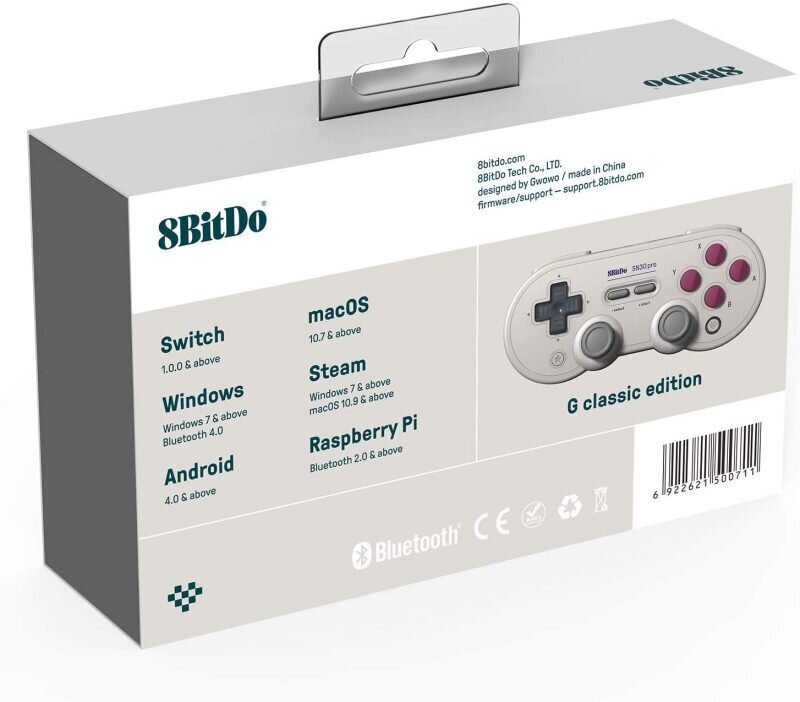 8bitdo SN30 Pro G Classic Edition kaina ir informacija | Žaidimų pultai  | pigu.lt