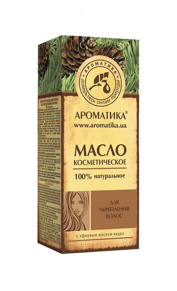 Natūralus kosmetinis aliejus plaukams Aromatika, 100 ml kaina ir informacija | Eteriniai, kosmetiniai aliejai, hidrolatai | pigu.lt