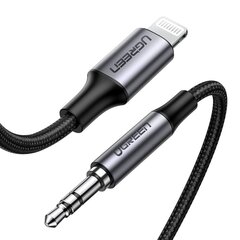 Ugreen MFI Lightning - 3,5 mm mini jack audio cable AUX headphones adapter gray (70509) цена и информация | Кабели для телефонов | pigu.lt