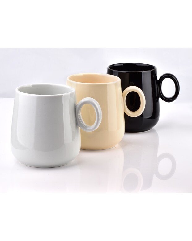 Affek Design puodelis Alisa Grey, 400 ml kaina ir informacija | Taurės, puodeliai, ąsočiai | pigu.lt