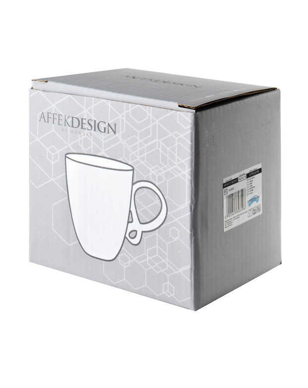 Affek Design puodelis Infinity Silver, 370 ml kaina ir informacija | Taurės, puodeliai, ąsočiai | pigu.lt