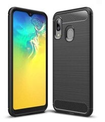 „Fusion Trust Back“ silikoninis telefono dėklas, skirtas „Samsung A405 Galaxy A40", juodas kaina ir informacija | Telefono dėklai | pigu.lt