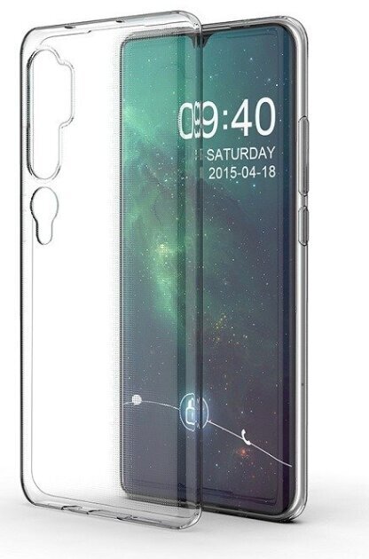 „Fusion Ultra“ silikoninis telefono dėklas, skirtas „Xiaomi Mi Note 10 Pro“ / „Mi Note 10“, skaidrus kaina ir informacija | Telefono dėklai | pigu.lt