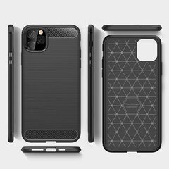 „Fusion Trust Back Case“ silikoninis telefono dėklas, skirtas „Apple iPhone 11 Pro", juodas kaina ir informacija | Telefono dėklai | pigu.lt