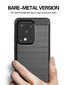 „Fusion Trust“ silikoninis telefono dėklas, skirtas „Samsung G985 Galaxy S20 Ultra", juodas kaina ir informacija | Telefono dėklai | pigu.lt