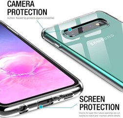 „Fusion Ultra“ silikoninis telefono dėklas, skirtas „Samsung G970 Galaxy S10e“, skaidrus kaina ir informacija | Telefono dėklai | pigu.lt